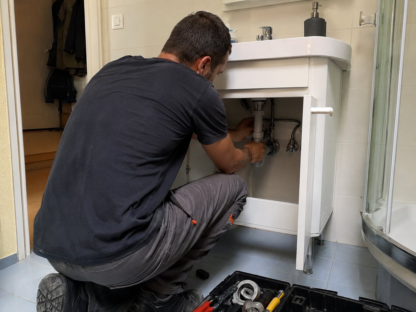 Waschbecken-Reparatur