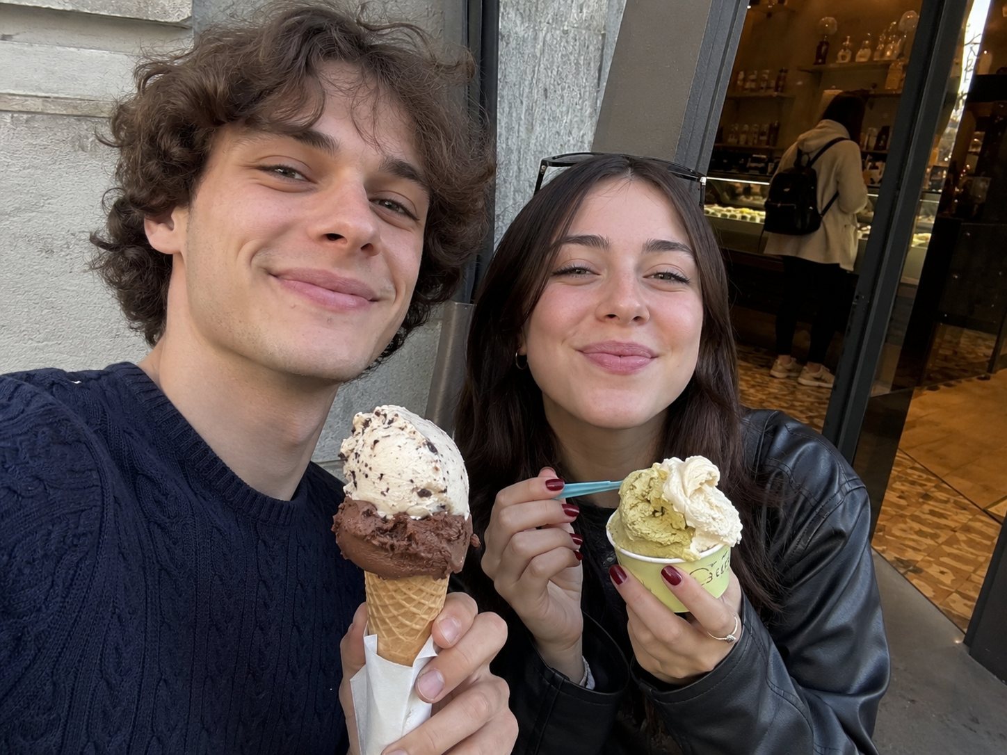 Customers and smiles