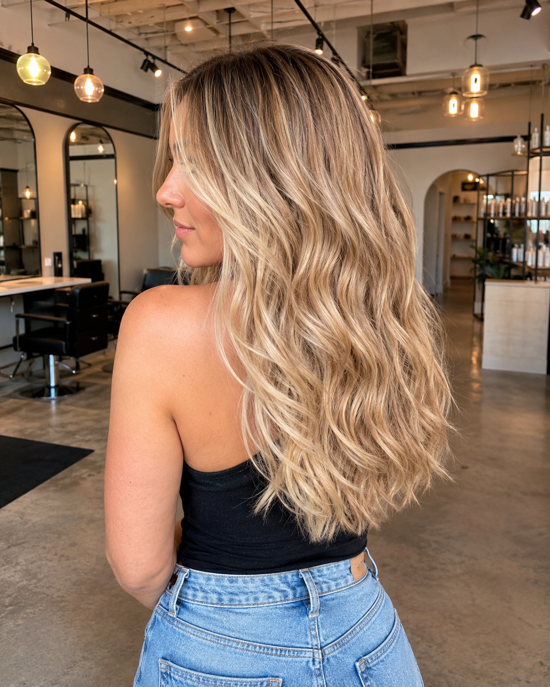 Natürliches Balayage